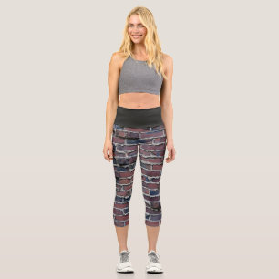 Leggings Capri Clinker Brick haut taille Capris