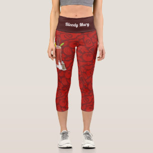 Leggings Capri Cocktail Bloody Mary