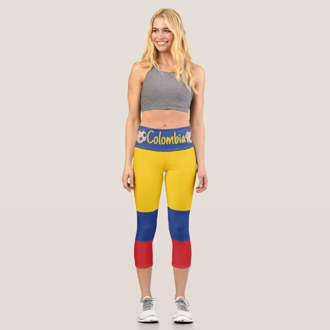 Leggings Capri Colombia Soccer (Recto)