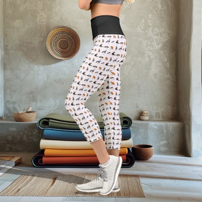 Leggings Capri Commandes Cat (Créateur téléchargé)