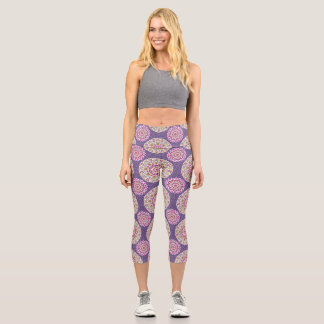 Leggings Capri conception de motif global