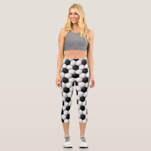 Leggings Capri Conception du ventilateur de football