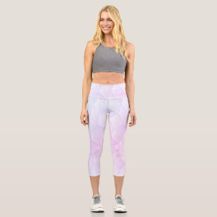 Leggings Capri Conception géométrique en mosaïque