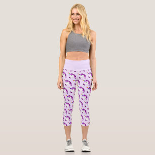 Leggings Capri Conception Unicorn Vous Choisissez Couleur Arrière