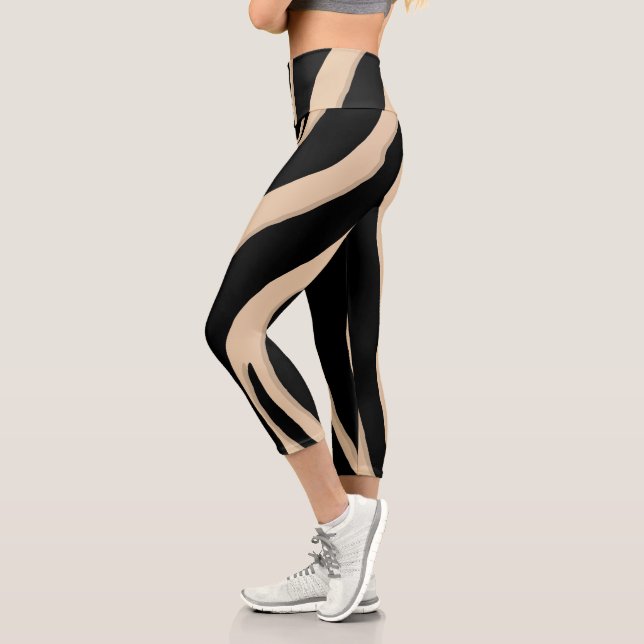 Leggings Capri Confort chic de votre style avec capris haut taill (Gauche)