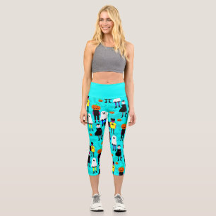 Leggings Capri costume halloween enfants mime bats