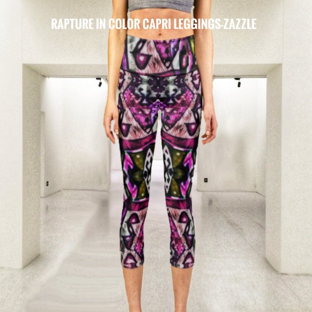 Leggings Capri Couleur de vidage (Créateur téléchargé)