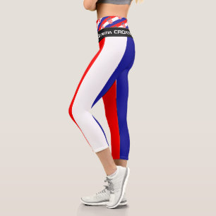 Leggings Capri Croate & Croate Drapeau mode, sport / Fitness