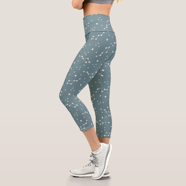 Leggings Capri Cute Motif Sky Constellation (Gauche)
