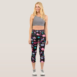 Leggings Capri Design des années 80