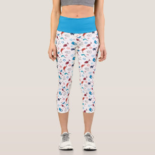 Leggings Capri Dr Seuss   Un poisson deux étoiles de poisson Moti