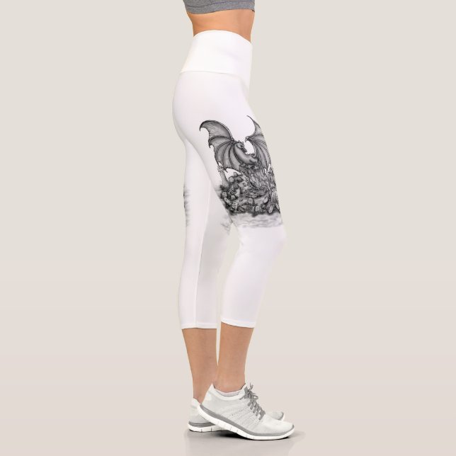 Leggings Capri Dragon avec Zombie (Droite)
