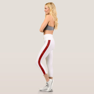 Leggings Capri Drapeau à rayures chinois