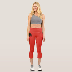 Leggings Capri Drapeau albanais