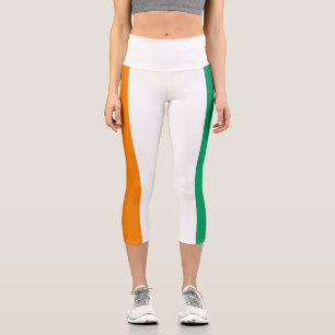 Leggings Capri Drapeau de Côte d'Ivoire