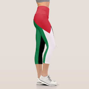 Leggings Capri Drapeau de la Palestine
