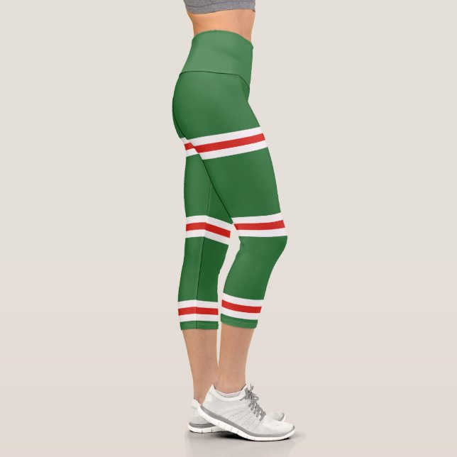 Leggings Capri Drapeau de la République tchétchène d'Ichkeria (Droite)