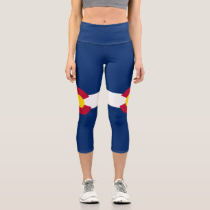 Leggings Capri Drapeau de l'État du Colorado