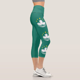 Leggings Capri Drapeau de Macao