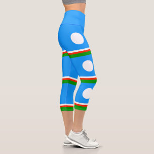 Leggings Capri Drapeau de Sakha