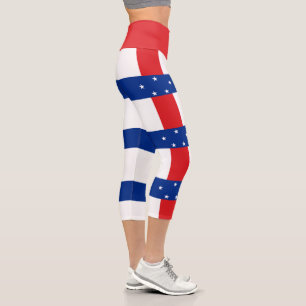Leggings Capri Drapeau des Antilles Pays-Bas