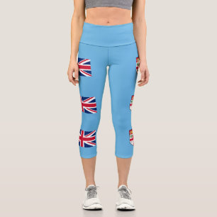 Leggings Capri Drapeau des Fidji