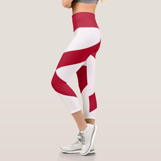 Leggings Capri Drapeau d'État de l'Alabama (Gauche)