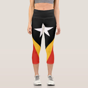 Leggings Capri Drapeau du Timor oriental