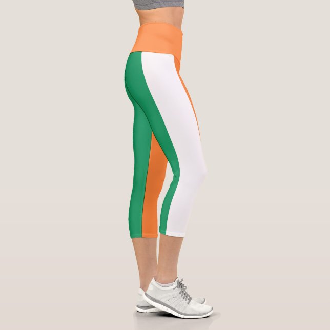 Leggings Capri Drapeau irlandais (Droite)