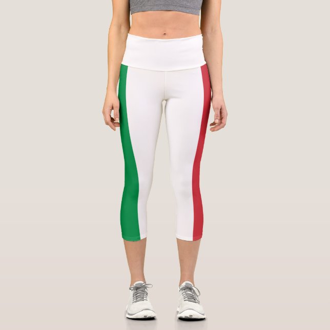 Leggings Capri Drapeau Italie (Recto)