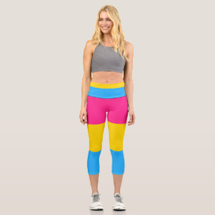 Leggings Capri Drapeau transexuel
