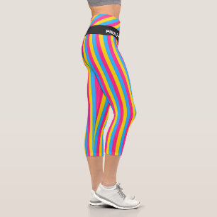 Leggings Capri Drapeau transexuel et communauté de fierté /drap