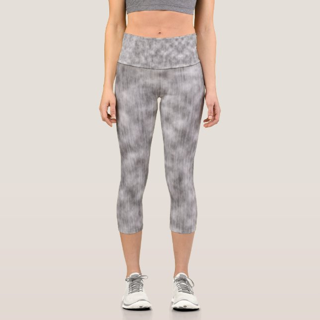 Leggings Capri Écho blanc (Recto)