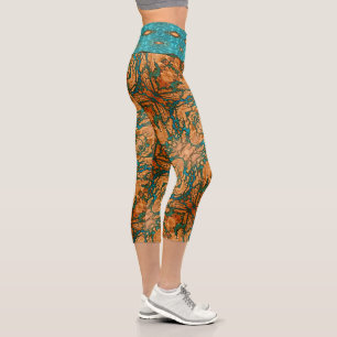 Leggings Capri Éclairage bleu