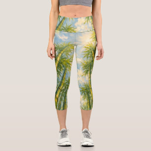 Leggings Capri Élasticité bambou