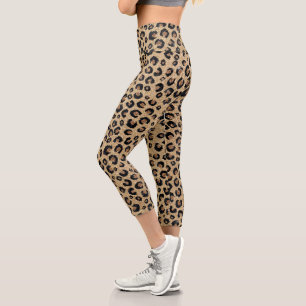 Leggings Capri Élégant Parties scintillant or Empreinte de léo