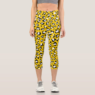 Leggings Capri Empreinte de léopard, Spots de léopard, Leopard Ja