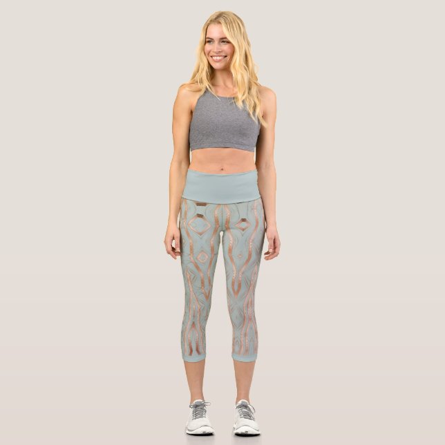 Leggings Capri Entrelacs (Recto)