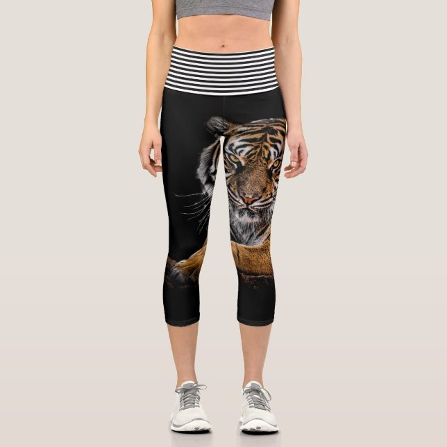 Leggings Capri Esprit animal tigre (Recto)