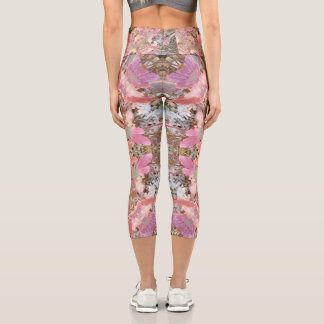 Leggings Capri Feuilles automnales Mandala Art Capri Legs
