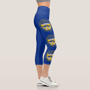 Leggings Capri Flag du Nebraska