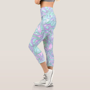 Leggings Capri Flèches 3D colorées Trippy