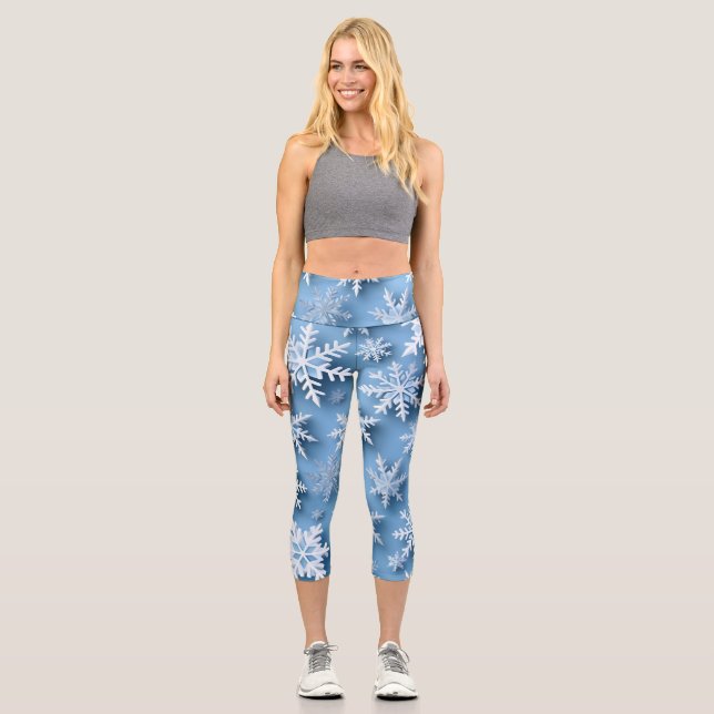 Leggings Capri Flèches Bleues hiver (Recto)