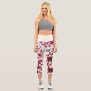 Leggings Capri Fleur de cerise