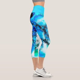 Leggings Capri Fleur de Vie - Manières Colorées 2