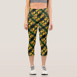 Leggings Capri Fleur Susan Black Eyed dépliant Motif