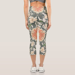 Leggings Capri Fleurs