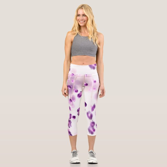 Leggings Capri Fleurs de cerisiers (Recto)