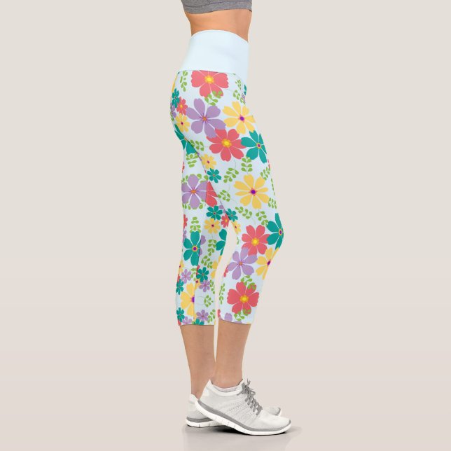 Leggings Capri Floral (Droite)