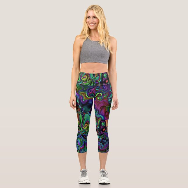 Leggings Capri Fonte cérébrale (Recto)